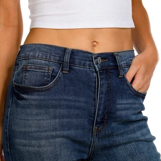 Thumbnail 6: Wallflower Wallflower Juniors Curvy High Rise Boot Cut Jeans 