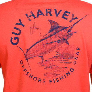Thumbnail 3: Guy Harvey Guy Harvey Mens Graphic Short Sleeve Tee 