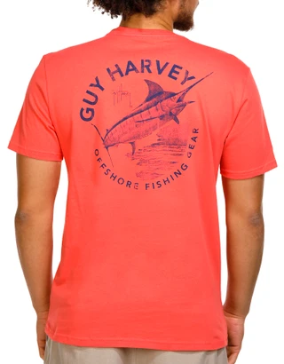 Thumbnail 1: Guy Harvey Guy Harvey Mens Graphic Short Sleeve Tee 