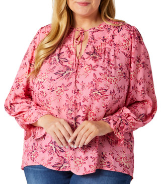 Thumbnail 1: Philosophy Philosophy Plus Long Sleeve Tied Top 
