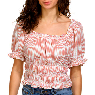 Thumbnail 1: LILY STAR Lily Star Juniors Striped Smocked Top 