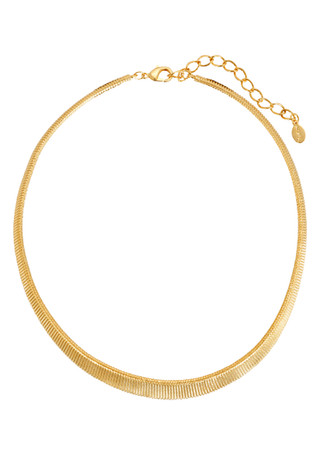 Thumbnail 1: 1928 Jewelry 1928 Jewelry Gold-Tone Omega Collar Necklace 