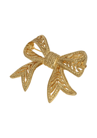Thumbnail 1: 1928 Jewelry 1928 Jewelry Decorative Bow Pin 