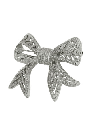 Thumbnail 1: 1928 Jewelry 1928 Jewelry Decorative Bow Pin 