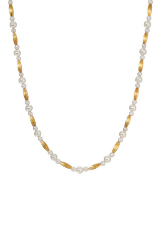 Thumbnail 1: 1928 Jewelry 1928 Jewelry Gold Tone Faux Pearl Necklace 