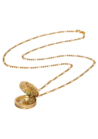 Thumbnail 2: 1928 Jewelry 1928 Jewelry Gold Tone Round Locket Necklace 