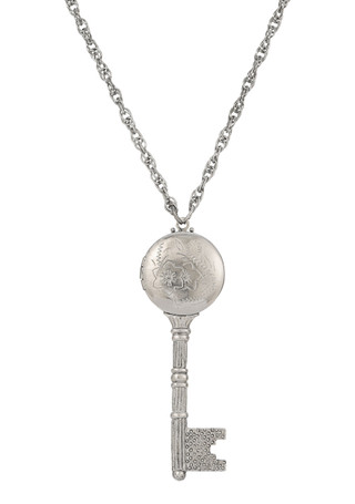 Thumbnail 1: 1928 Jewelry 1928 Jewelry Key Locket Necklace 