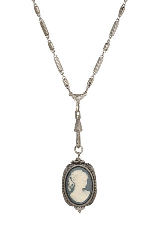 Thumbnail 2: 1928 Jewelry 1928 Jewelry Multi Color 3 Sided Cameo Necklace 