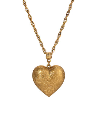 Thumbnail 1: 1928 Jewelry 1928 Jewelry Gold Tone Heart Pendant Necklace 