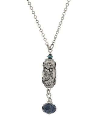 Thumbnail 1: 1928 Jewelry 1928 Jewelry Paw & Bone Glass Bead Necklace 