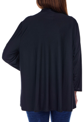 Thumbnail 4: ZAC AND RACHEL Zac and Rachel Womens Dainty 3/4 Sleeve Open Cardigan 