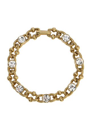 Thumbnail 1: 1928 Jewelry 1928 Jewelry 14K Gold Dipped Glass Stone Bracelet 