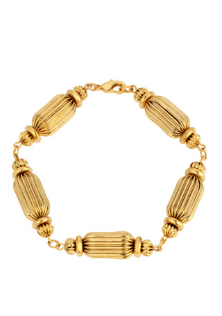 Thumbnail 1: 1928 Jewelry 1928 Jewelry Gold Tone Rondell Shaped Bracelet 