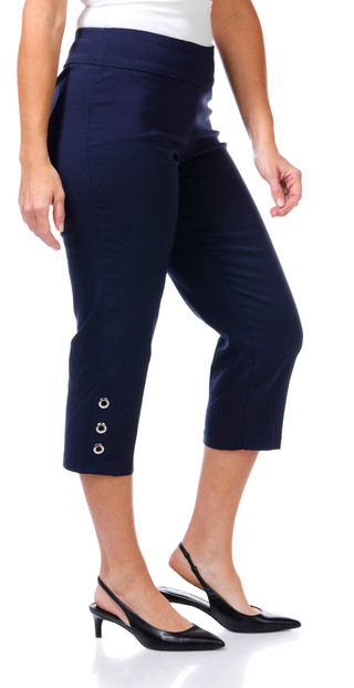 Thumbnail 4: Zac & Rachel Zac & Rachel Womens Grommet Capris 