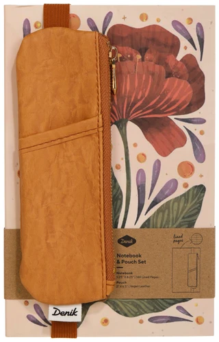 Thumbnail 2: DENIK Denik 2 Pc Burgundy Bloom Notebook Set 