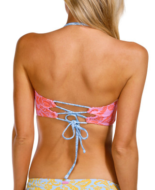 Thumbnail 4: ROXY Roxy Juniors Tapestry Patchwork Bandeau Bikini Top 