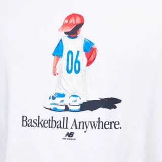 Thumbnail 2: New Balance New Balance Men's Hoops Cotton Jersey Graphic T-Shirt 