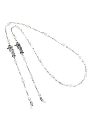 Thumbnail 1: 1928 Jewelry 1928 Jewelry Cat Bead Chain Eyeglass Holder 