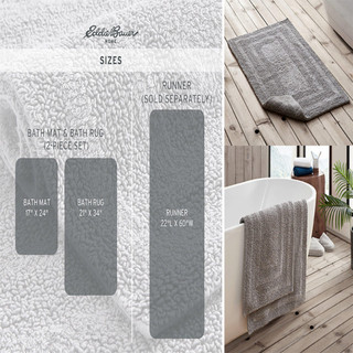Thumbnail 73: Eddie Bauer Eddie Bauer Logan Tufted Bath Runner 
