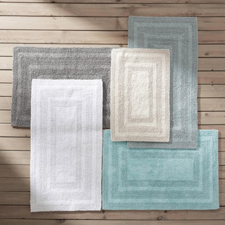 Thumbnail 10: Eddie Bauer Eddie Bauer 2 Pc Logan Reversible Tufted Bath Rug Set 