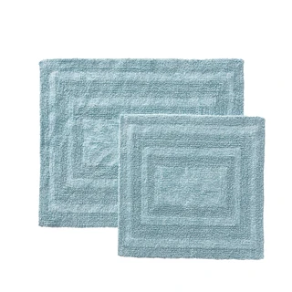 Thumbnail 1: Eddie Bauer Eddie Bauer 2 Pc Logan Reversible Tufted Bath Rug Set 