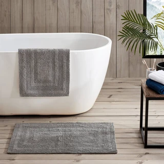 Thumbnail 3: Eddie Bauer Eddie Bauer 2 Pc Logan Reversible Tufted Bath Rug Set 
