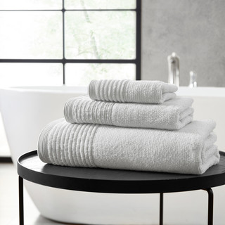 Thumbnail 4: Vera Wang Vera Wang 6 Pc. Sculpted Pleat Solid Terry Towel Set 