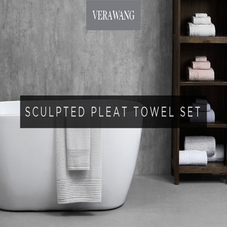Thumbnail 16: Vera Wang Vera Wang 6 Pc. Sculpted Pleat Solid Terry Towel Set 