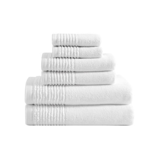 Thumbnail 2: Vera Wang Vera Wang 6 Pc. Sculpted Pleat Solid Terry Towel Set 
