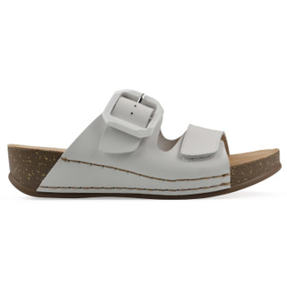 Thumbnail 2: White Mountain White Mountain Womens Fearful Slip-on Wedge Sandal 