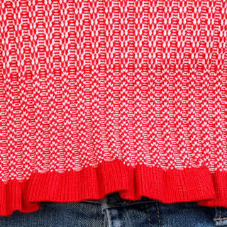 Thumbnail 6: Democracy Democracy Womens Square Neck Flounce Hem Sweater Tank Top 