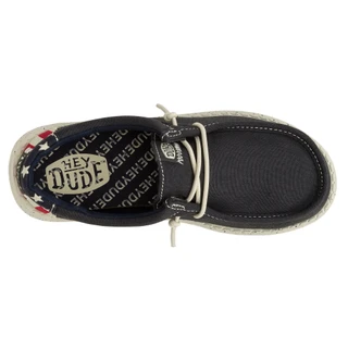 Thumbnail 4: Hey Dude Hey Dude Boys Wally Americana Slip On Shoes 