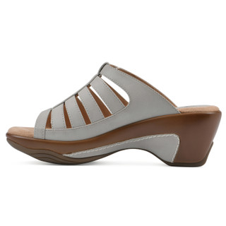 Thumbnail 6: White Mountain White Mountain Womens Extended Size Valencia Clog Sandal 