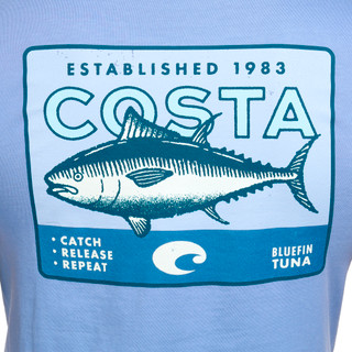 Thumbnail 3: COSTA Costa Mens Performance Graphic Short Sleeve T-Shirt 