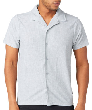Thumbnail 1: Ocean Current Ocean Current Men's Ellinor Short Sleeve Button Down Shirt 