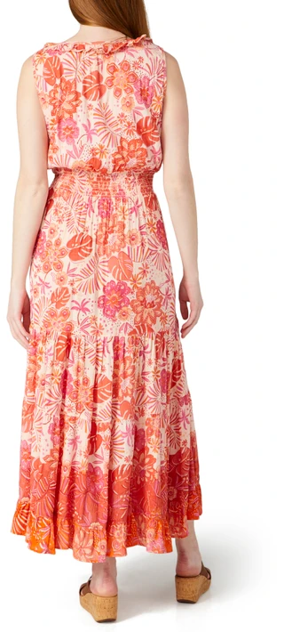 Thumbnail 2: Sky & Sand Sky & Sand Womens Sleeveless Tiered Print Maxi Dress 