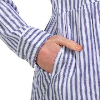 Thumbnail 3: Dash Dash Womens Striped Long Sleeve Swing Dress 