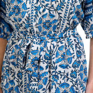 Thumbnail 6: Figueroa and Flower Figueroa and Flower Womens Border Print Midi Dress 
