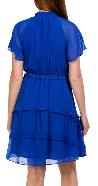 Thumbnail 2: Nanette Lepore Nanette Lepore Womens Short Sleeve Jacquard Knee Dress 