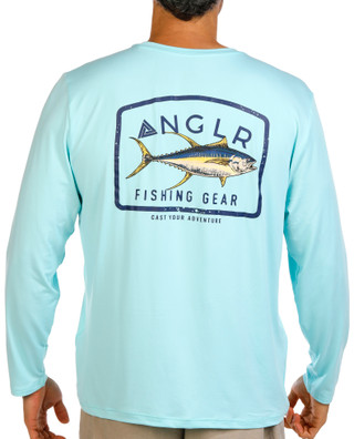 Thumbnail 1: Anglr Anglr Mens Long Sleeve UPF Protection Fishing Gear T-Shirt 