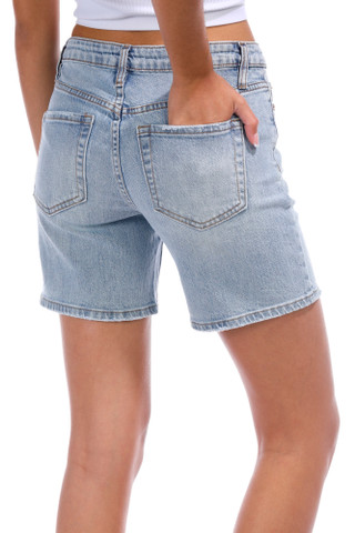 Thumbnail 3: YMI YMI Juniors Mid Rise Long Shorts 