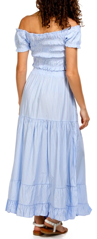 Thumbnail 2: Madden Girl Madden Girl Juniors 2 Pc Striped Skirt Set 