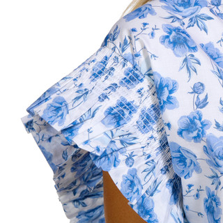 Thumbnail 4: SIMPLY SOUTHERN Simply Souther Juniors Floral Ruffle Sleeve Top 