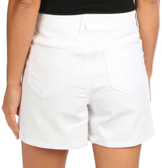 Thumbnail 2: Angels Angels Womens 5 in. Solid Cuffed Shorts 