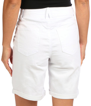 Thumbnail 2: Angels Angels Womens 9 in. Solid Cuffed Shorts 