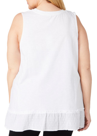 Thumbnail 2: Kaktus Kaktus Plus Sleeveless Cotton Slub Top 