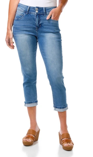 Thumbnail 1: Angels Women's Denim Capris 