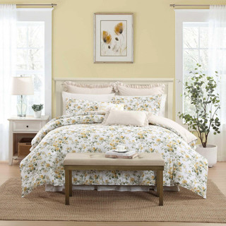 Thumbnail 1: Laura Ashley Laura Ashley Roses Reversible Comforter Set 