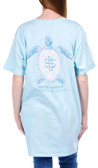 Thumbnail 3: SIMPLY SOUTHERN Simply Southern Juniors Conserve & Protect Turtles T-Shirt 