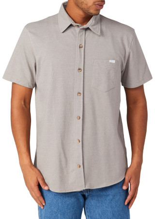 Thumbnail 1: Laguna Laguna Men's Short Sleeve Premium Pique Buttoned Shirt 